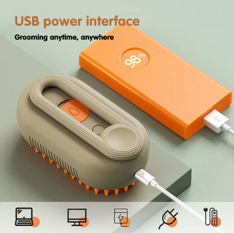 3-in-1 Steaming Pet Brush