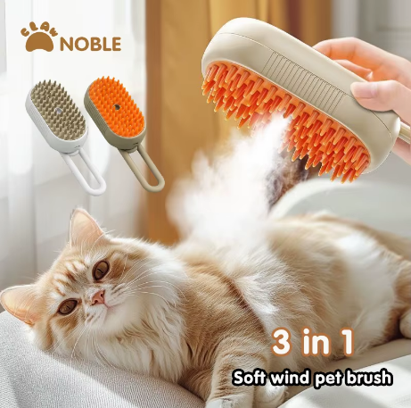 3-in-1 Steaming Pet Brush