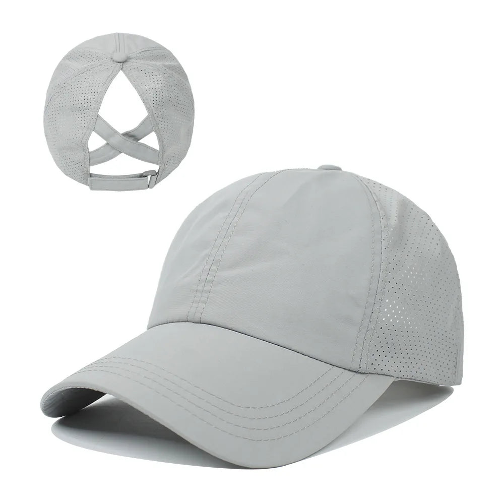 Ponytail Snapback Hat