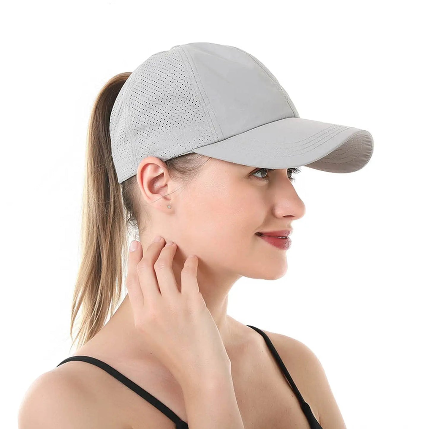 Ponytail Snapback Hat