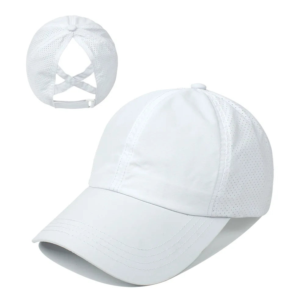 Ponytail Snapback Hat