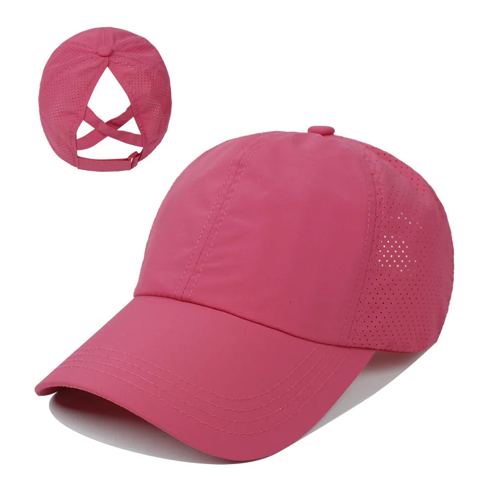 Ponytail Snapback Hat