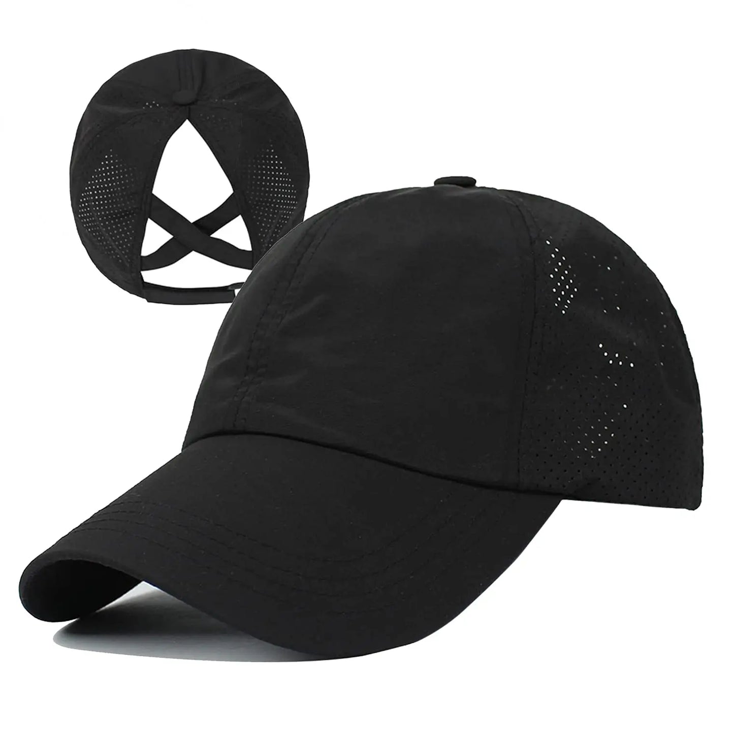Ponytail Snapback Hat