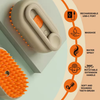 3-in-1 Steaming Pet Brush